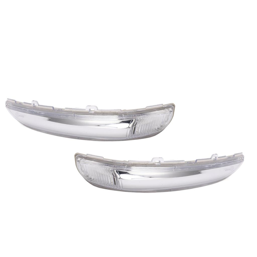 1 Pair Rearview Mirror Turn Signal Shell 9814464680 Wing Mirror Indicator Lamp Lens Replacement for