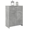 VidaXL Bathroom Cabinet Concrete Grey 60x33x80 Cm Chipboard 856286