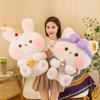 Rabbit Cartoon Cute Animal Plush Toys Lovely Deer Panda Girls Kids Bedtime Gifts