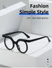 Cool Round Glasses Women Men Transparent Anti Blue Light Eyewear Brand Designer Trendy Clear Eyeglasses Fashion Optical Frame