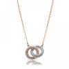 Swarovski 5414999 Dextera Interlocking Circle Necklace