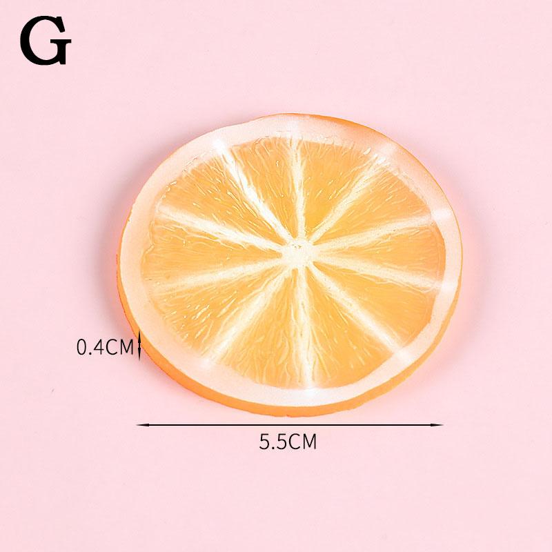 Имитация ломтиков фруктов Поддельные искусственные яблоки лимоны манго арбузы модель реквизит для фотосъемки для вечеринки кухни домашнего декора