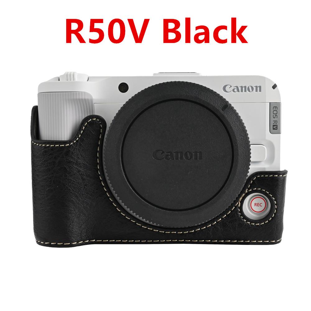 Получехол для камеры для Canon EOS R50V R50 R10 200D 200DII PowerShot V1 SX70HS Нижняя крышка с отверстием для батареи из ПУ кожи