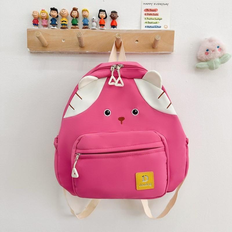Cute Korean Style Kids Backpack With Colorful Design Nylon And Gender Neutral