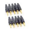 10Pcs Red Black 4mm Banana Plug Socket Connector Gold Plated / Nickel Plated 4mm Banana Male Female Binding Post Speaker Cable