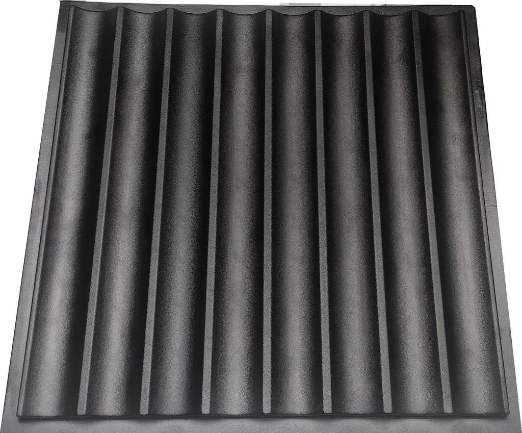 3D Wall Panel Mold for Gypsum, Plaster or Concrete Tile for Decorative Wall Panels 'Fashion'