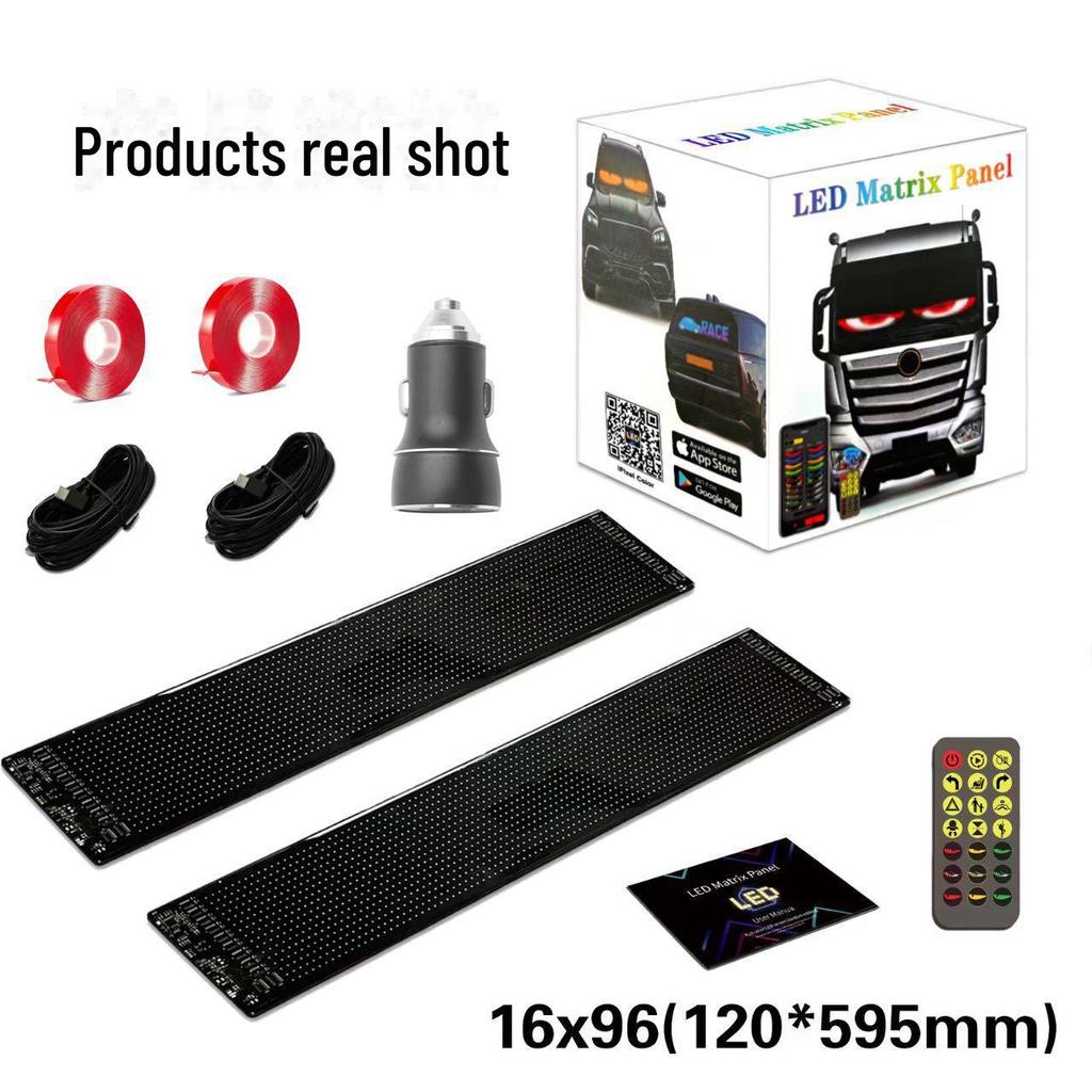 Waterproof Bluetooth LED Display Screen: Interactive Rear Window Expression with Flexible Soft Screen