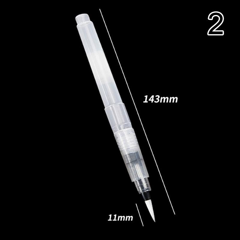 Solid Watercolor Fountain Pen Irrigation Painting Brush Water Storage Pen Water-Soluble Color Pencil Painting Pen