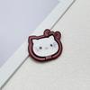 Cartoon Cat Phone Ring Stand with Magnetic Suction and Desktop Back Sticker