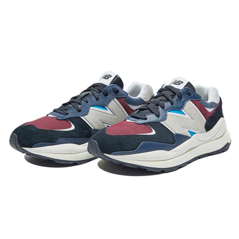 New Balance 57/40 DAHOOD Темно-синие бордовые кроссовки M5740TB