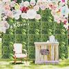 Artificial Plant Wall Panels 50x50 Cm Greenery Grass Wall Backdrop Decoration Faux Ivy Leaves Outdoor Privacy Fence Covering