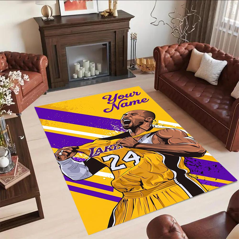 Kobe Personalized Name Carpet Design For Living Rooms Outdoor Decorate Room Entryway Antislip Carpet Office Home Decor Gift For Festivals