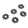 5 шт. 428 10T передняя звездочка 12x17 мм внутренний диаметр 10 зубьев стальная звездочка для цепи 428