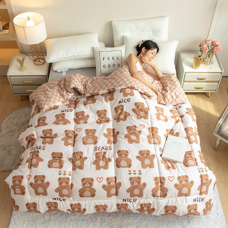 Роскошный комплект постельного белья в клетку Queen - устойчивый к пятнам, мягкий из микрофибры, легкий, дышащий, простой в уходе для любого сезона