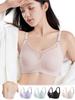 Wireless Seamless Bra by a Breast Correction Design Neatly Covers Excess Flesh On the Sides and Breathable and It Makes Your Breasts Appear Perfect