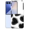 Для Samsung Galaxy Z Flip 7 6 5 4 3 Чехол Модный Рисунок Жесткий ПК Прозрачная Крышка Для Galaxy Z Flip7 Складные Чехлы Funda Coque
