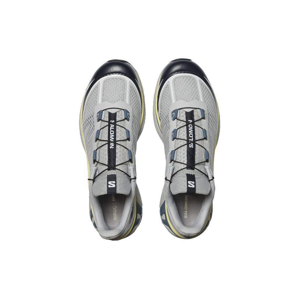 SALOMON Удобные Нескользящие Кроссовки с Низким Верхом для Повседневной Носки Унисекс Серые Черные Желтые 417427