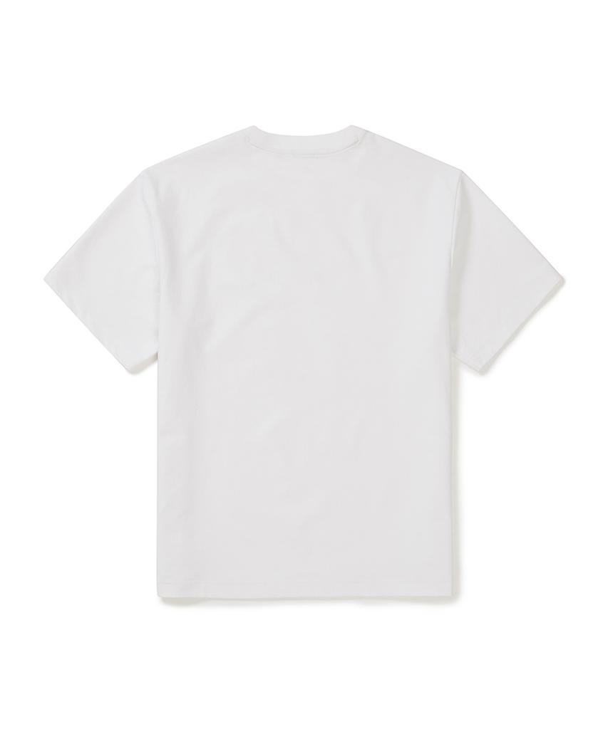 SNOWPEAK APPAREL Классическая тканая футболка с коротким рукавом (S25Mutts16) белый