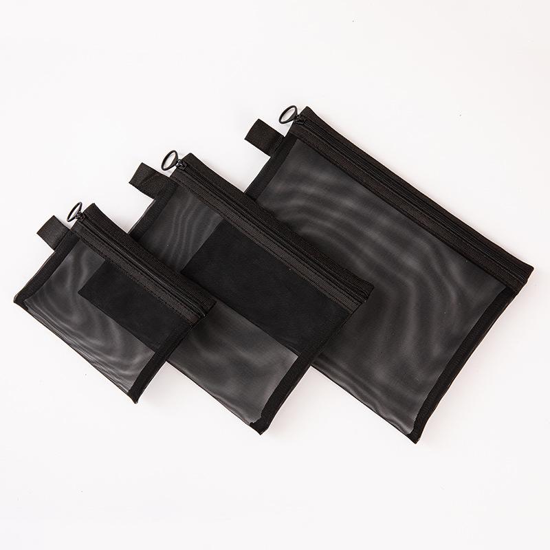 Travel Makeup Bag Storage Bag, Transparent Mesh Large-capacity Lipstick Storage Bag, Portable and Simple Toiletry Bag Storage Bag