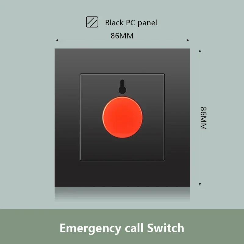 Черная настенная розетка UK 13A с USB Type C 18 Вт для быстрой зарядки, универсальная настенная розетка 220 В, электрический выключатель света