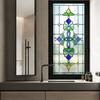 Пленка для конфиденциальности витражного окна Винтажная декоративная матовая Статическое прилипание Водонепроницаемая ПВХ Многоразовая Блокирующая УФ-излучение Наклейка на стекло Покрытие