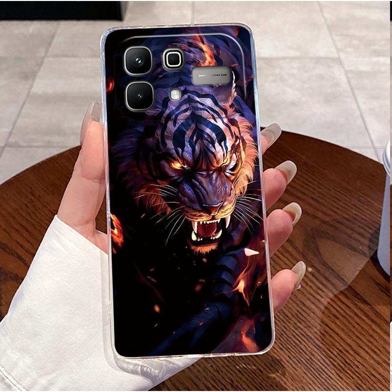 Чехол для Infinix Note 60 Pro Note60 5G Чехол X6879 X6878 Роскошный Милый Любовь Кролик Смешной Прозрачный Тонкий Мягкий ТПУ Силиконовый Чехол для Телефона