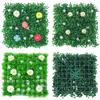 DIY Simulation Flower Plant Sheet Eternal Life Artificial Grass Backdrop Wall  Home Garden Fence