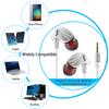 Проводные наушники 3,5 мм AUX/Type C In-Ear HIFI 6D Surround Bass In-Ear игровые музыкальные гарнитуры с микрофоном для Samsung Huawei Xiaomi ПК