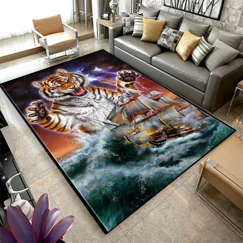3D принт Тигр, Сова, Лев, Орел, животные, узор, коврики для гостиной, домашний декор, коврик для прихожей, спальни, прикроватный коврик, ковры