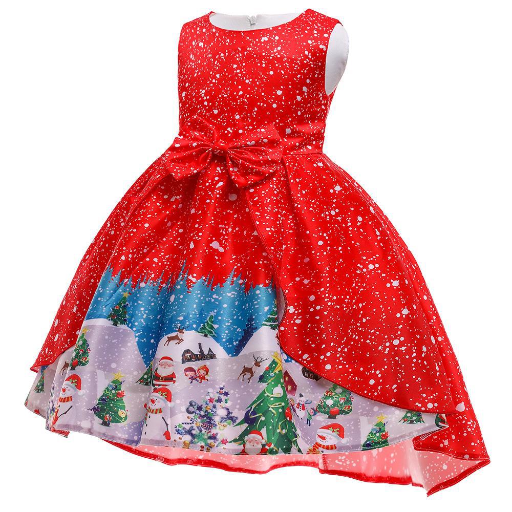 3-10 Years Christmas Gift For Girls Dress Christening Princess Wedding 5st Birthday Party Dresses New Year Dresses
