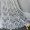 3 Meters Eyelash Lace Trim, High-Quality Cotton Texture Eyelashes Lace Fabric Dress Shirt Cloth Clothing Dress Accessories