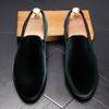 Fashion Men Fashion Party Prom Dress Cow Suede Leather Shoes Slip-on Driving Shoe Breathable Summer Loafers Designer Footwear Mans