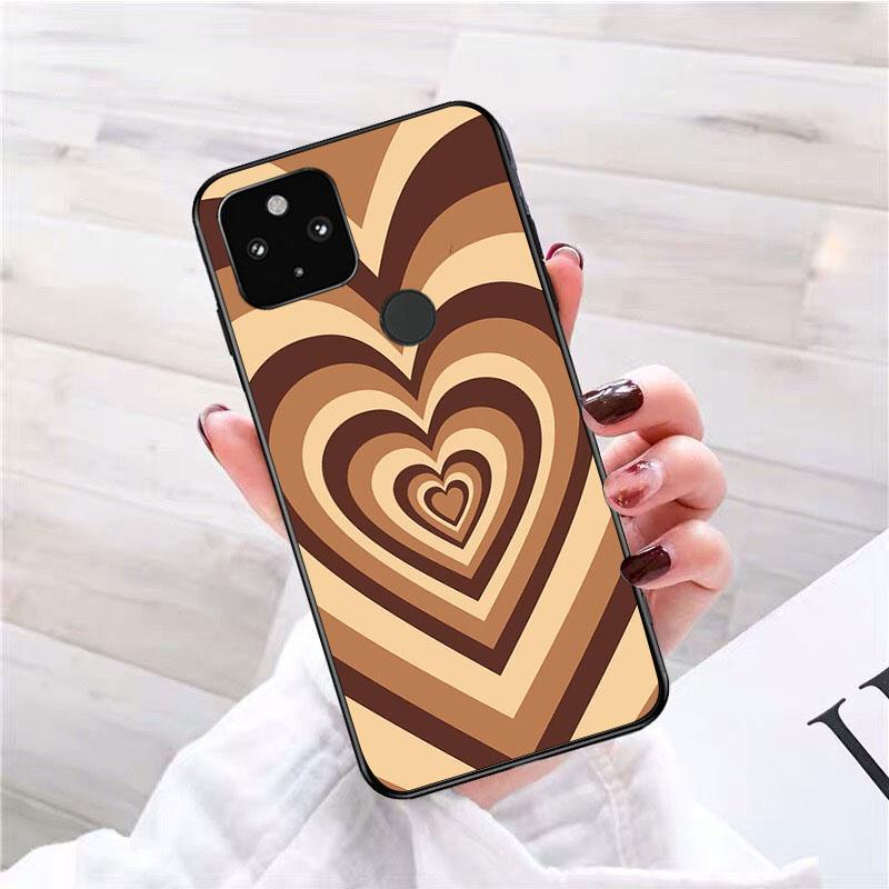 Модный чехол для телефона Latte Love Coffee Heart для Google Pixel 7 Pro 7 6A 6 Pro 5A 4A 3A Pixel 4 XL Pixel 5 6 4 3 XL 3A XL 2 XL