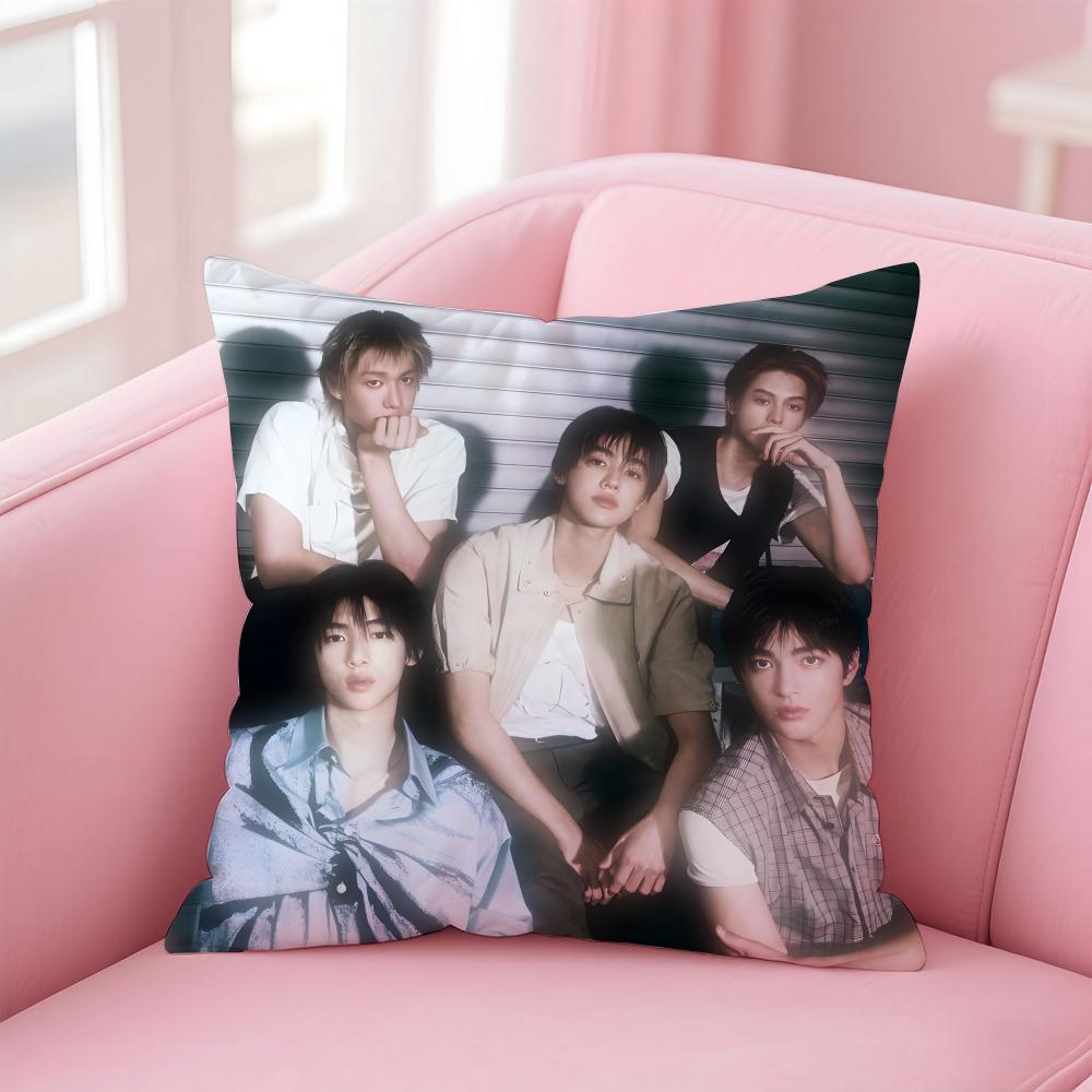 Korean Handsome Boy Group CCortis Cushion Cover Pillow Case Soft Skin Friendly Fabric Concealed Zipper