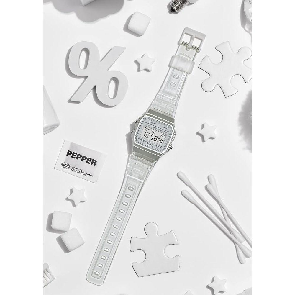 Casio Коллекционные часы F-91WS-7JH Белые