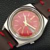 Б/У винтажные мужские часы SEIKO 5 AUTOMATIC 7009A из Японии с красным циферблатом a434980-2 R122-a434980