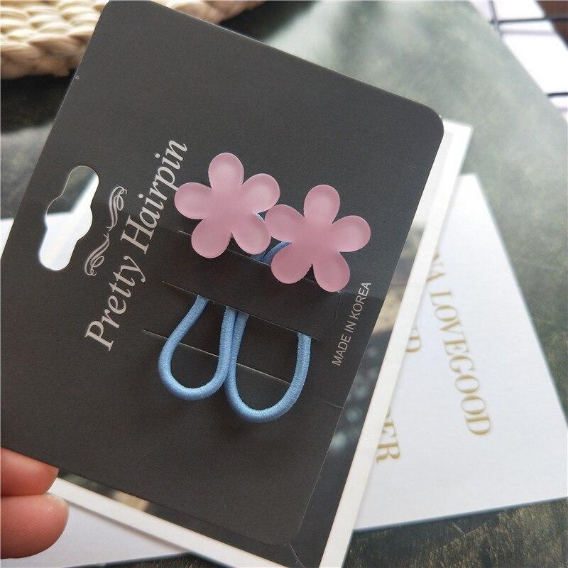 Kids Sequins Floral Elastic Hair Bands Rubber Band Hair Tie Princess Kawaii Hair Rope Headwear Girls Children Hair Accessories