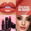 Fine Shimmering Pearlescent Lipstick Velvet Highly Pigmented Dazzling Lipstick Non-stick Cups Easy To Color Lip&Cheek Dual-use