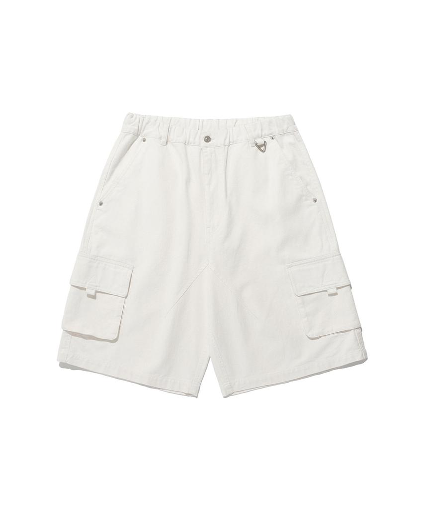 ISTKUNST Cargo Midi-Over Pants_White(Ik2Emmpa60A)