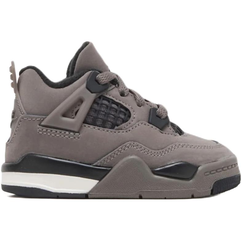 Air Jordan 4 Retro TD Cave Stone Детские кроссовки Коричневый Черный Лунный-частица IB4387-200