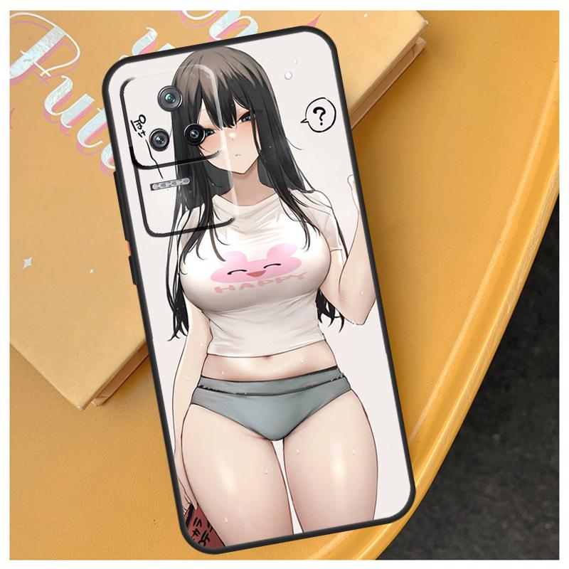 Чехол в японском стиле с аниме-девушкой для Xiaomi 15 14 Ultra 17 Pro Max 13T 14T 15T POCO F5 F6 F7 Pro X5 X6 X7 F8 Ultra Case