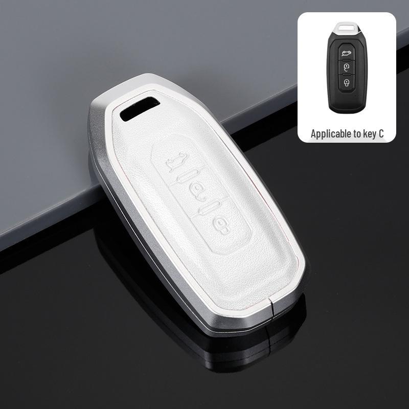 Premium Aluminum Alloy Key Cover for 2022 Ford Territory