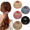 Кольца для волос «конский хвост» Заколки для волос Женские заколки для волос в форме птичьего гнезда Простые магические инструменты для ленивых косичек Женские аксессуары для волос