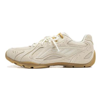 Li Ning Минималистичная Мода Амортизирующие Износостойкие Низкие Повседневные Кроссовки Женские кроссовки Молочно-Белый Цвет Сюань-Бумажно-Белый AZGV030-4