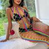 Colorful Stripes Sexy Hollow Stretch Porn Fishnet Erotic Lingerie for Women Female Crotchless Teddy Bodystockings Erotic Adult Female Sex Game Costume