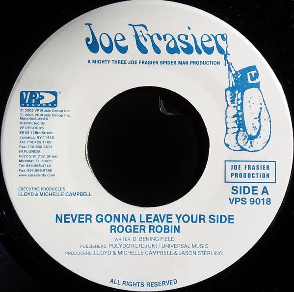 7-дюймовая пластинка ROGER ROBIN - Never Gonna Leave Your Side VPS9018 2005 США Регги, Ска и Даб Б/у