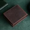Мужской кошелек из натуральной кожи с отделением для монет Мужской кожаный кошелек с отделением для монет