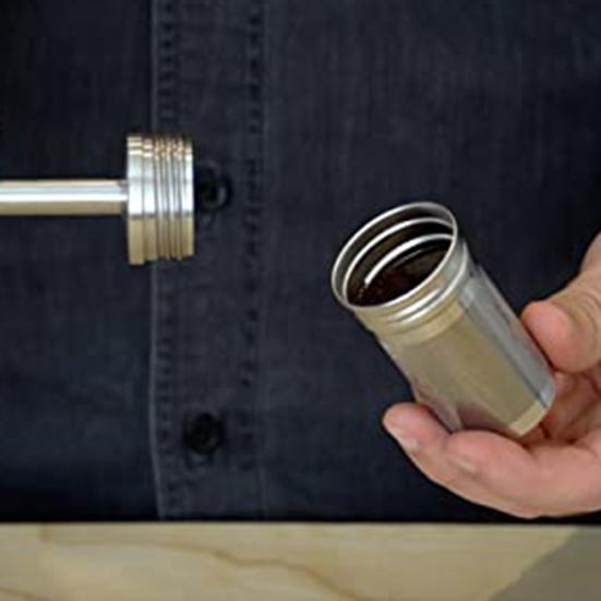 Дизайн пресс-фильтра для кофе, портативный пресс для кофе и чая из нержавеющей стали, легкий многоразовый фильтр для путешествий