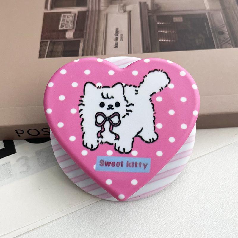 Мультяшный магнитный держатель Filin Heart Love для MagSafe с надежным захватом и выдвижной конструкцией-подушкой безопасности