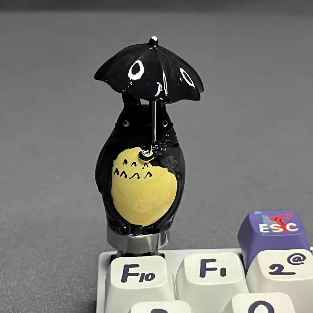 Колпачки для клавиш Sunflower Chinchilla, колпачки для клавиш Anime Kawaii для механической клавиатуры, аксессуары для игровых украшений, 1 шт., ключ для самостоятельного изготовления